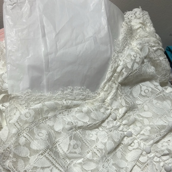 For Love & Lemons | Revolve off white mini dress - Picture 10 of 10